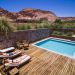 Authentisches Ambiente in einer 1 Billion Star-Desert Lodge